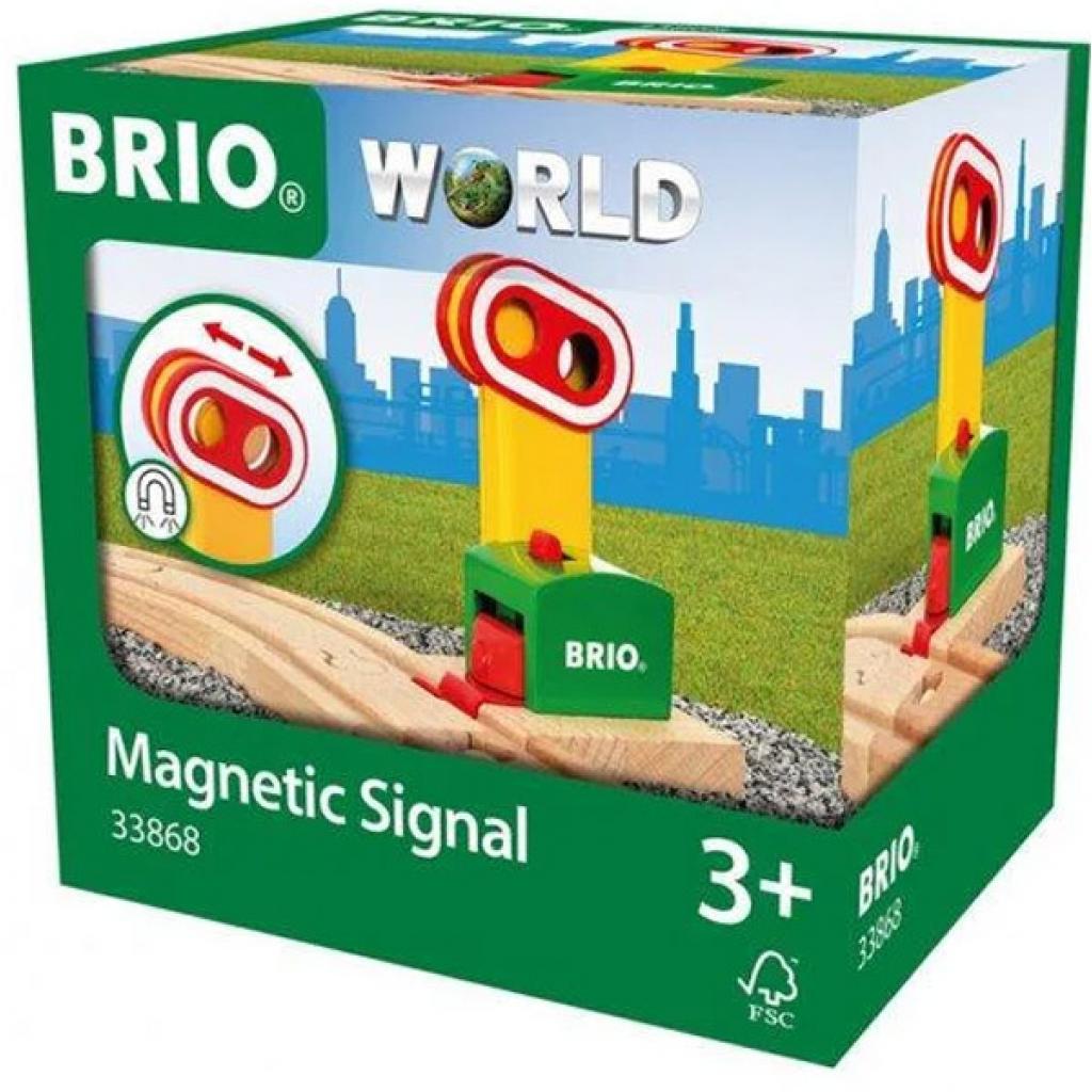 Залізниця Brio World Сигнальний знак на магніті (33868) - зображення 1