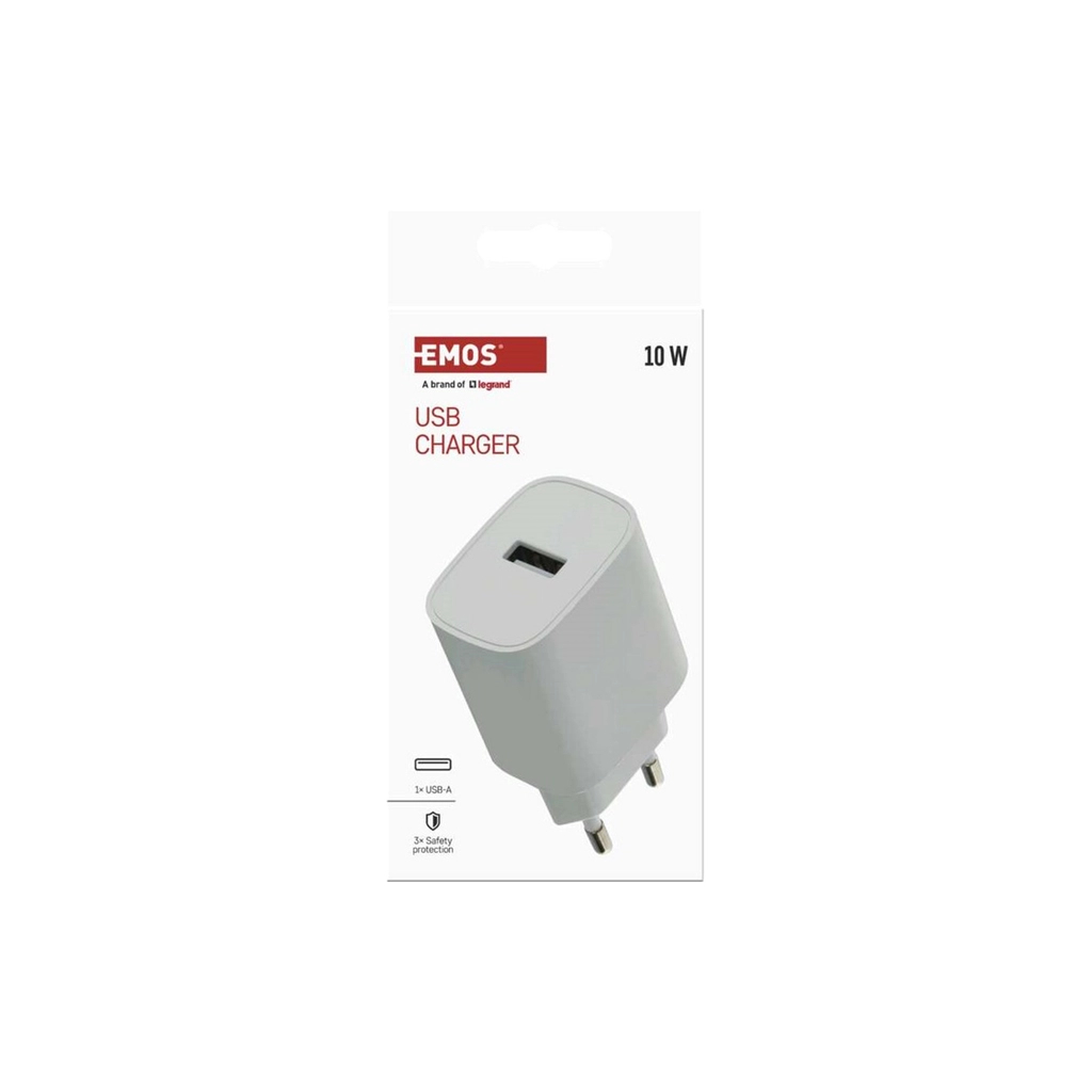 Зарядний пристрій EMOS V01B10 USB-A 10W (V01B10) - зображення 7