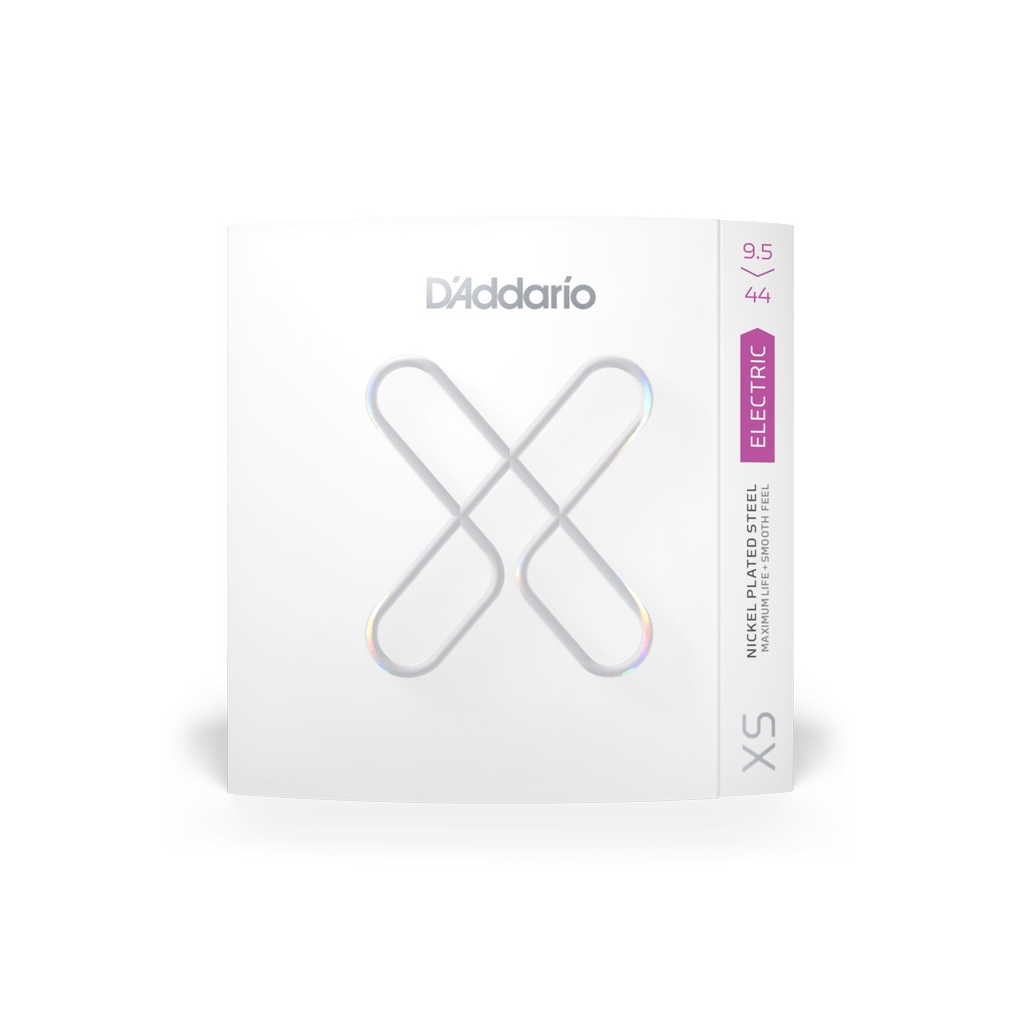 Струни для гітари D'Addario XS Coated Electric Guitar Strings Super Light Plus (9.5-44) (XSE09544) - зображення 1