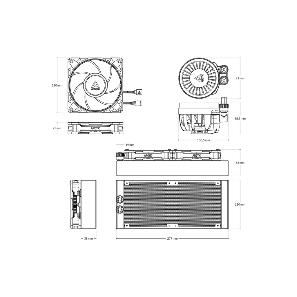 Система рідинного охолодження Arctic ACFRE00178A - зображення 7