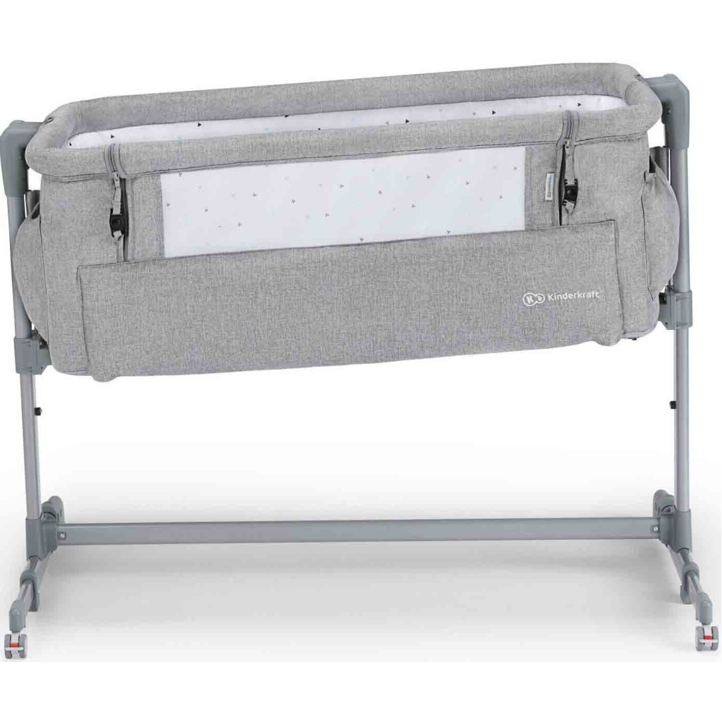 Ліжечко Kinderkraft приставная кроватка-люлька Neste Up Grey Light Melange (5902533915279) - зображення 3