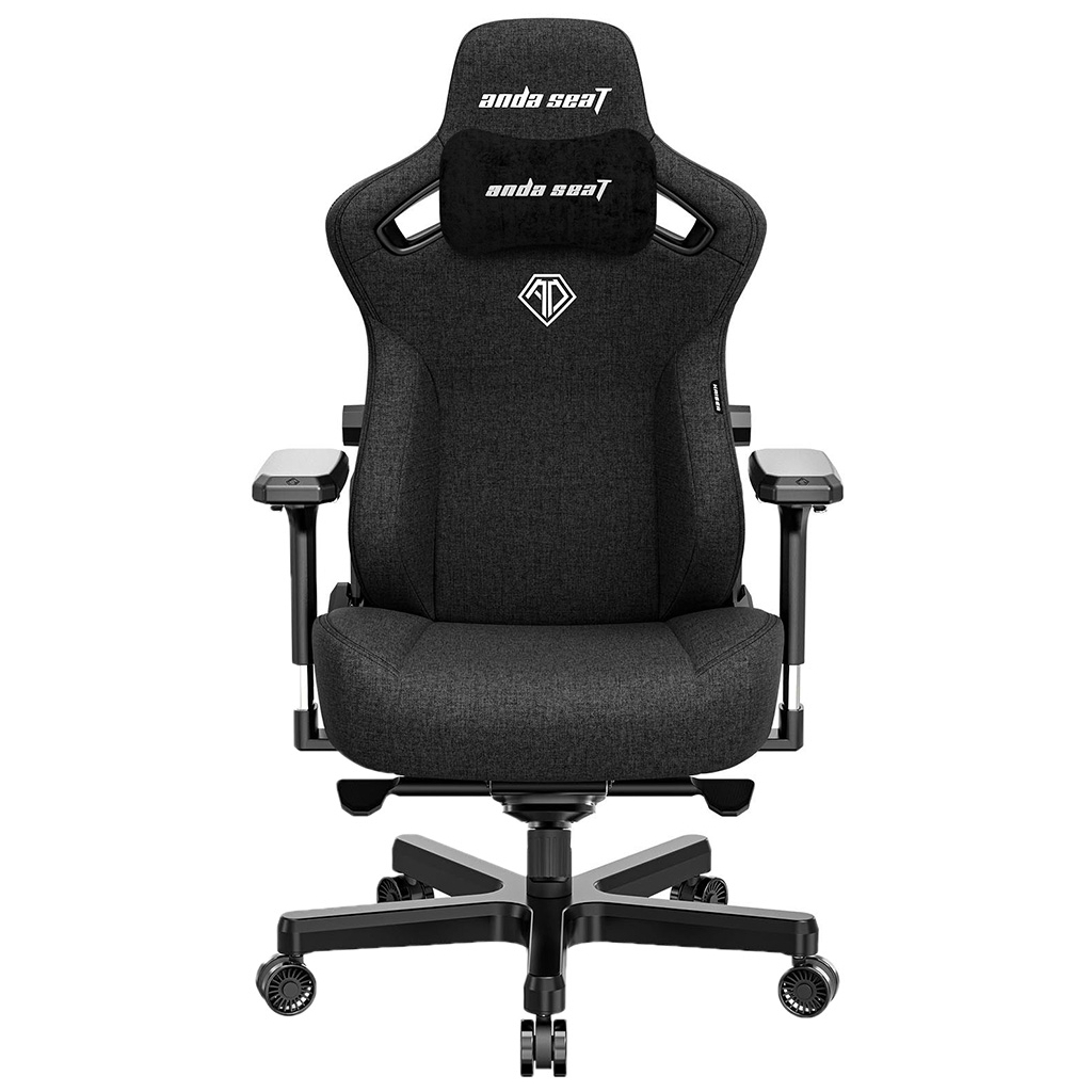 Крісло ігрове Anda Seat Kaiser 3 Fabric Size XL Black (AD12YDC-XL-01-B-CF) - зображення 1