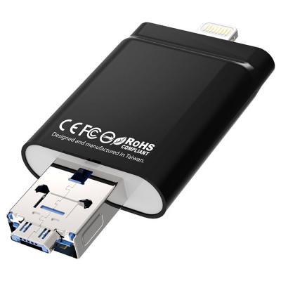 USB флеш накопичувач PhotoFast 32GB i-Flashdrive EVO Plus microUSB/Lightning USB 3.0 (EVOPLUS32GB) - зображення 3