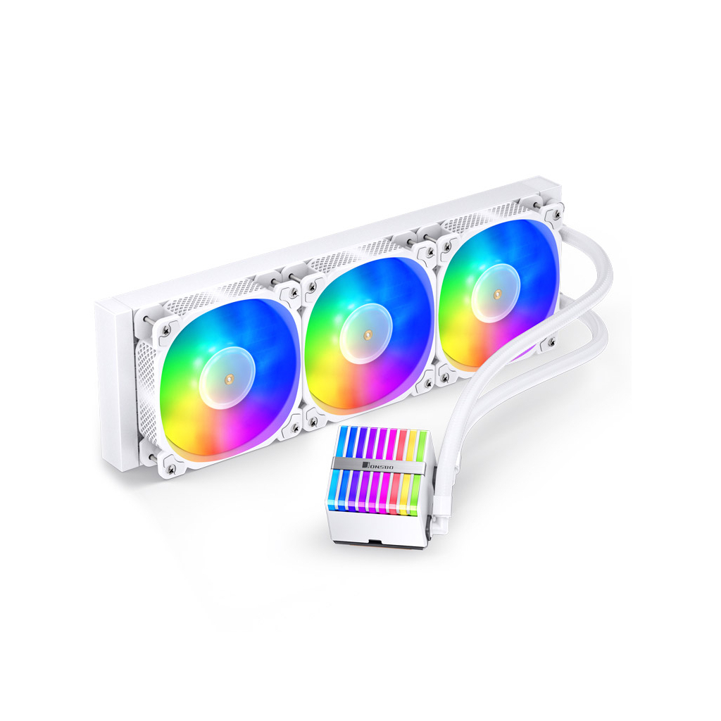 Система рідинного охолодження JONSBO HXW-360 ARGB White - зображення 3