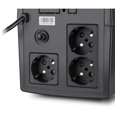 Пристрій безперебійного живлення Vinga LED 1200VA plastic case (VPE-1200P) - зображення 5