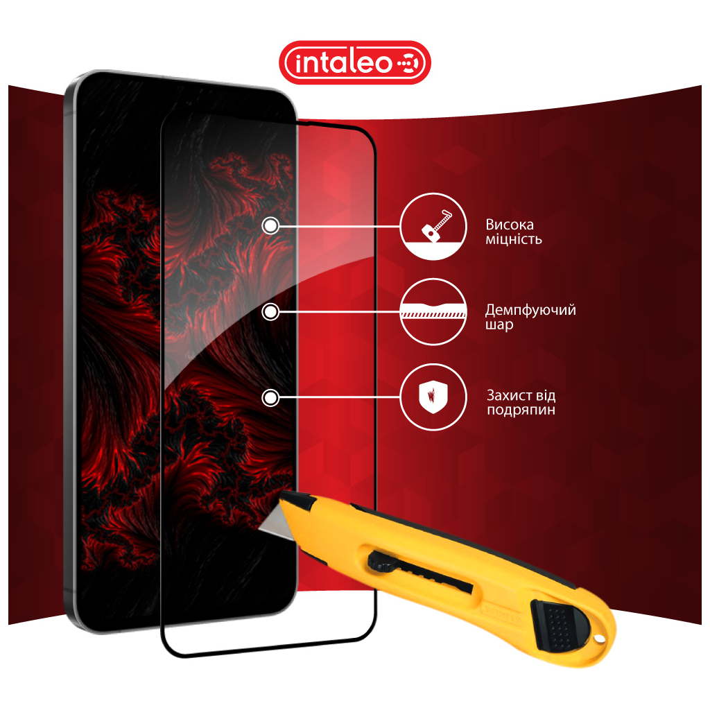 Скло захисне Intaleo Full Glue Samsung S24 FE Black (1283126594854) - зображення 5