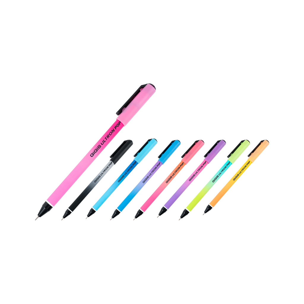 Ручка кулькова Unimax Ultron POP 2х, синя (UX-152-02) - зображення 2