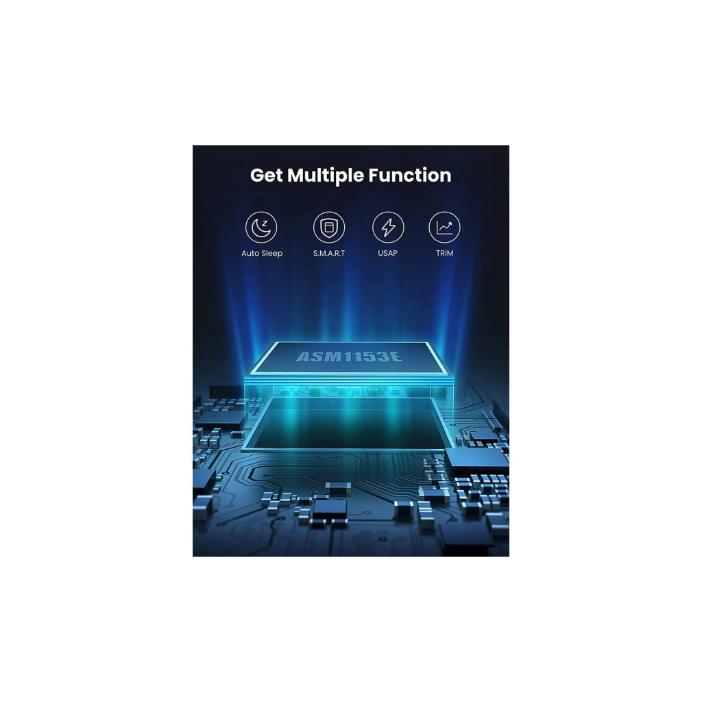 Кишеня зовнішня UGREEN USB 3.0 to 2.5" HDD/SSD CM237 black (60353) - зображення 8