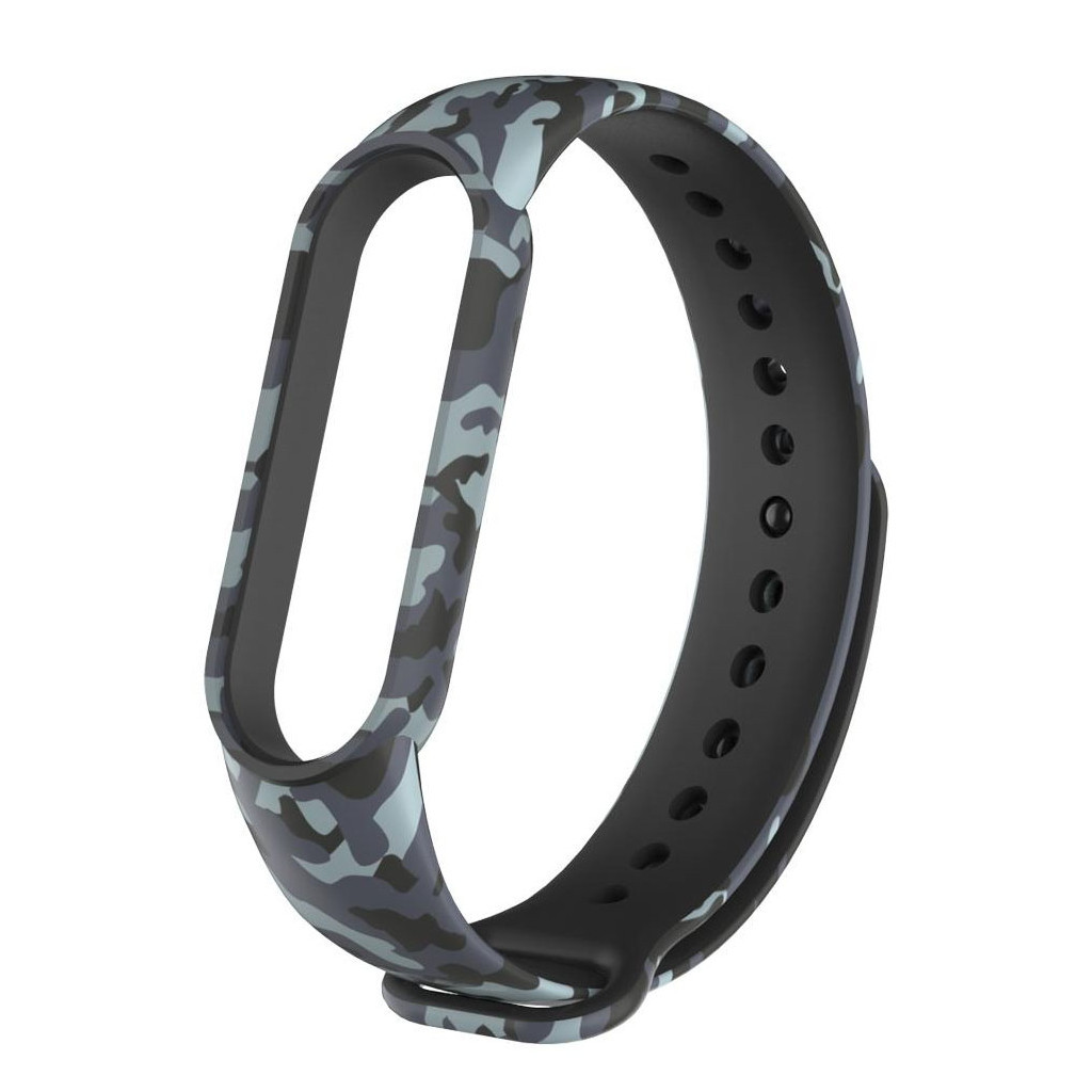 Ремінець до фітнес браслета XoKo Силіконовий ремінець XoKo для Xiaomi Mi Smart Band 5 Khaki G (XK-SL5-KGR) - изображение 1