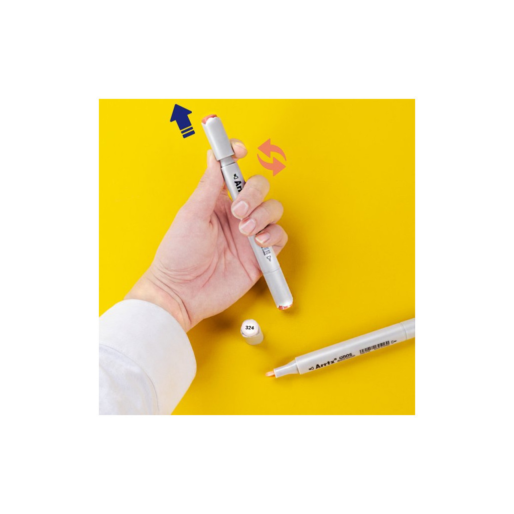 Художній маркер Arrtx Спиртові Oros ASM-03SK 36 кольорів (LC302390) - зображення 5