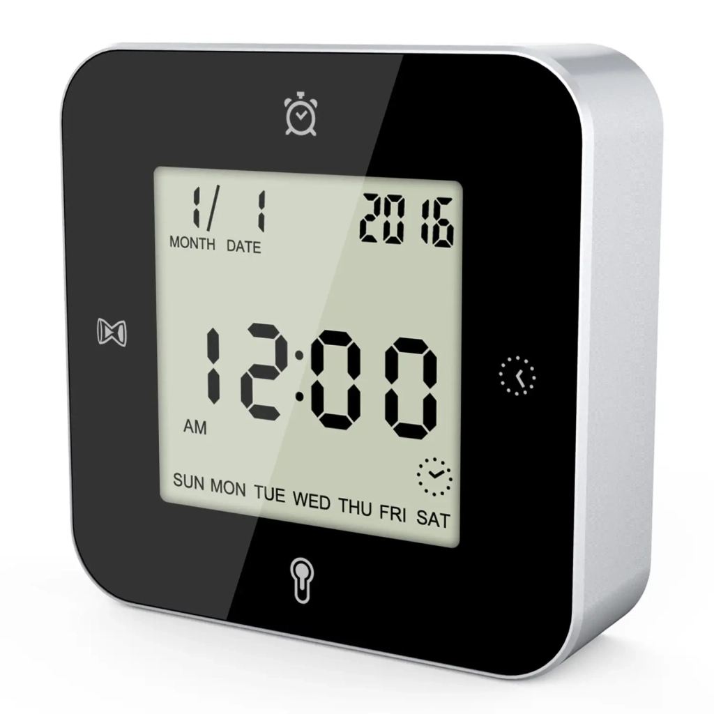 Настільний годинник Technoline WT344 Black/Silver (DAS301304) - зображення 2