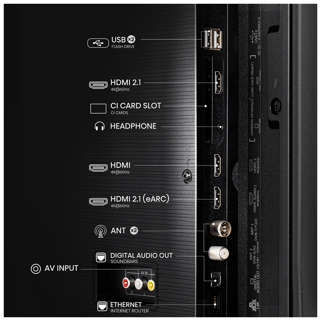 Телевізор Hisense 55A6Q - зображення 6