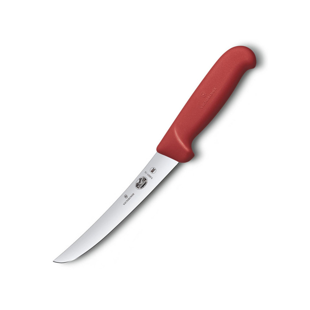 Кухонний ніж Victorinox Fibrox Boning 15см Boning Red (5.6501.15) - зображення 2