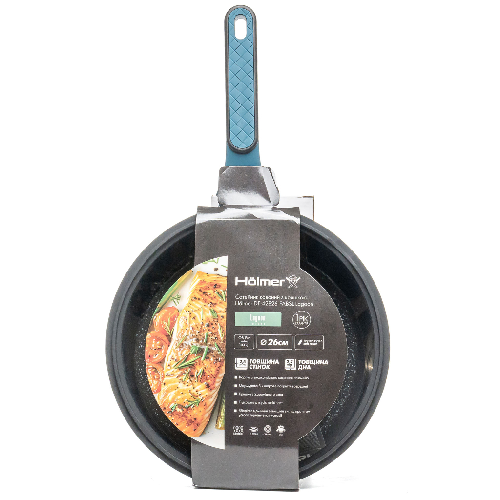 Сотейник Hölmer Lagoon кований з кришкою 26 см (DF-42826-FABSL Lagoon) - зображення 10