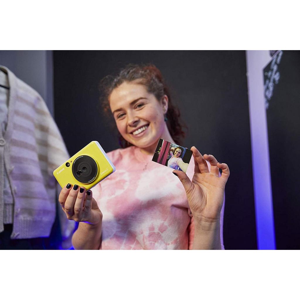 Камера миттєвого друку Canon ZOEMINI C CV123 Bumble Bee Yellow + 30 Zink PhotoPaper (3884C033) - зображення 6