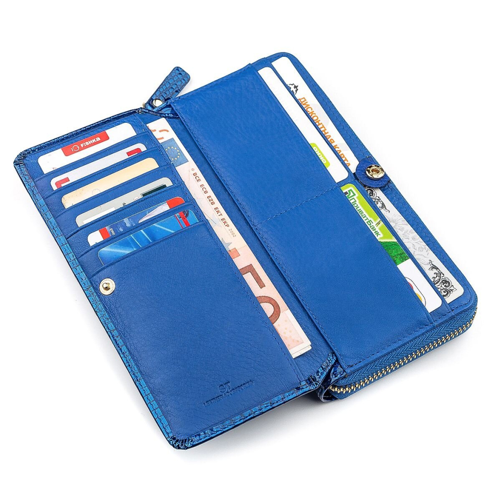 Гаманець ST Leather Синій (18435) - зображення 5