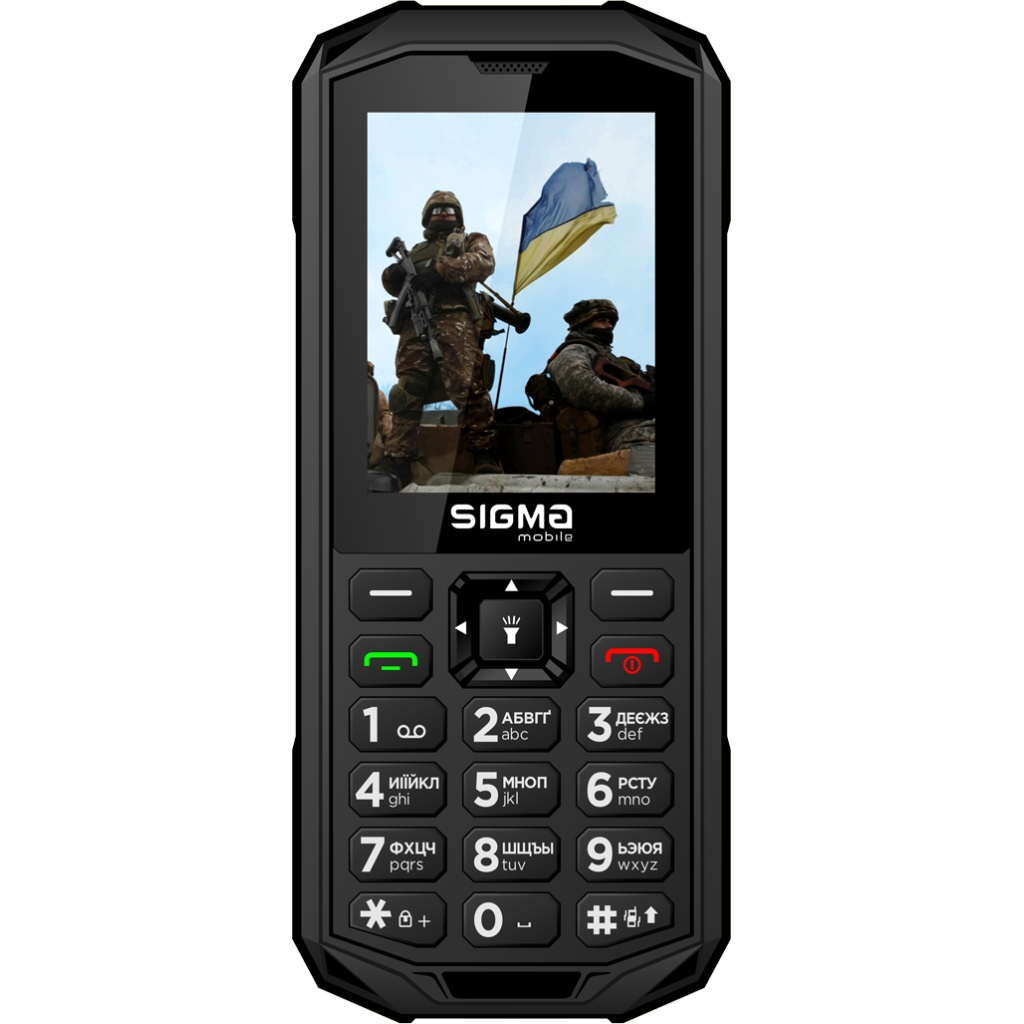 Мобільний телефон Sigma X-treme PA68 Black (4827798466513) - зображення 1