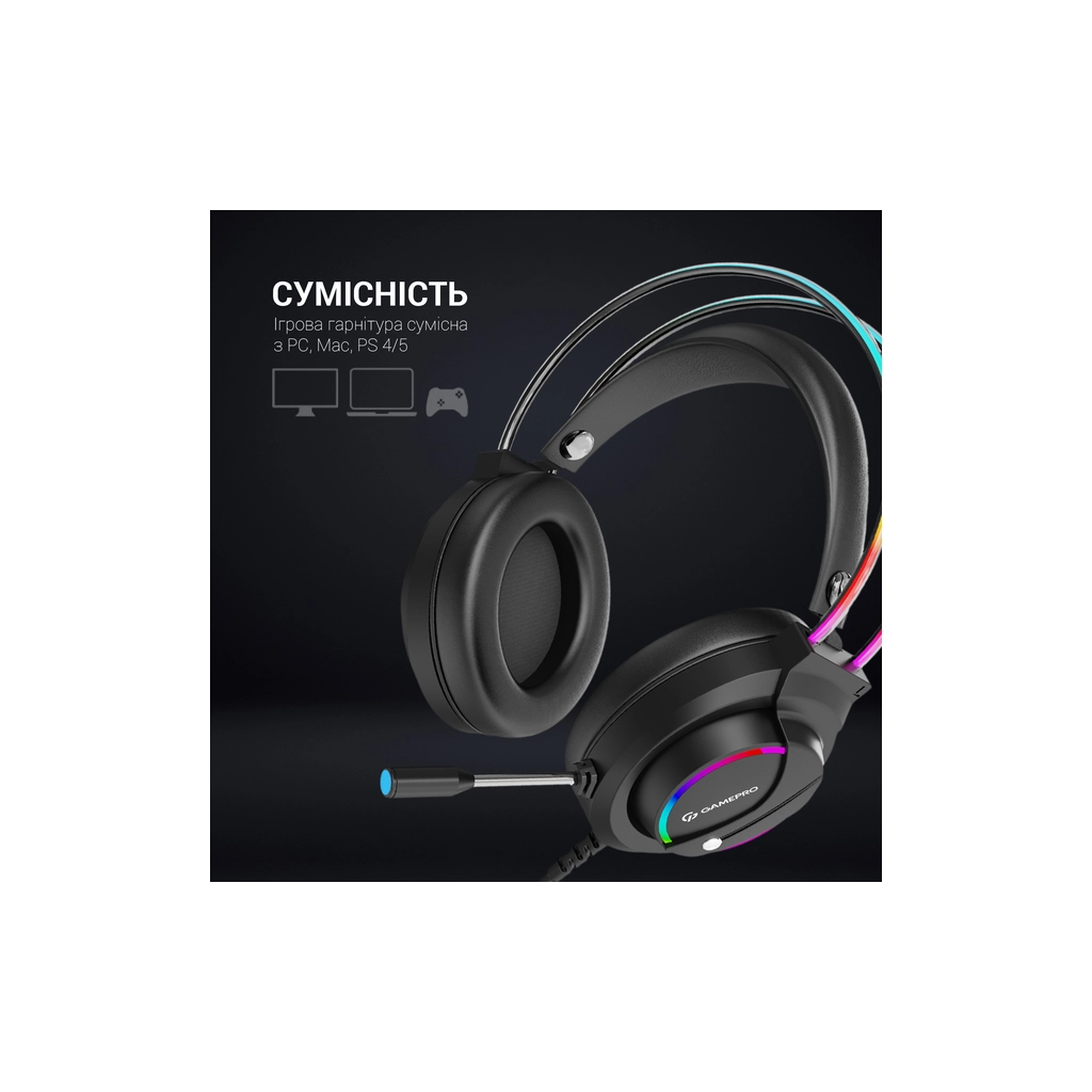 Навушники GamePro HS733 Black (HS733) - зображення 9
