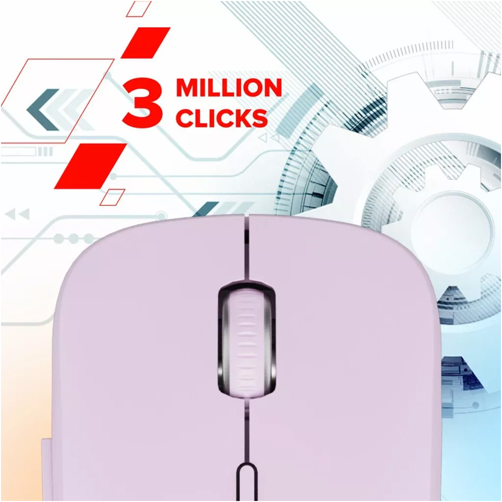 Мишка Canyon MW-12 Wireless/Bluetooth Pink (CNS-CMSW12P) - зображення 6