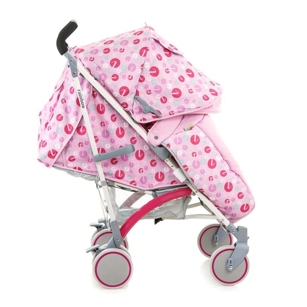 Коляска BabyHit Rainbow D200 Pink Grey (30 355) - зображення 6