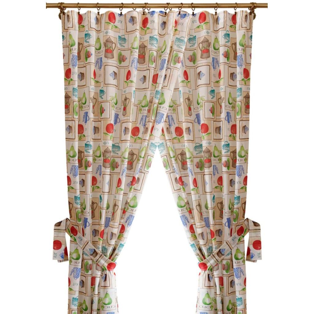 Штора Прованс комплект Red apples 140х170 см 2 шт (034909) - зображення 1