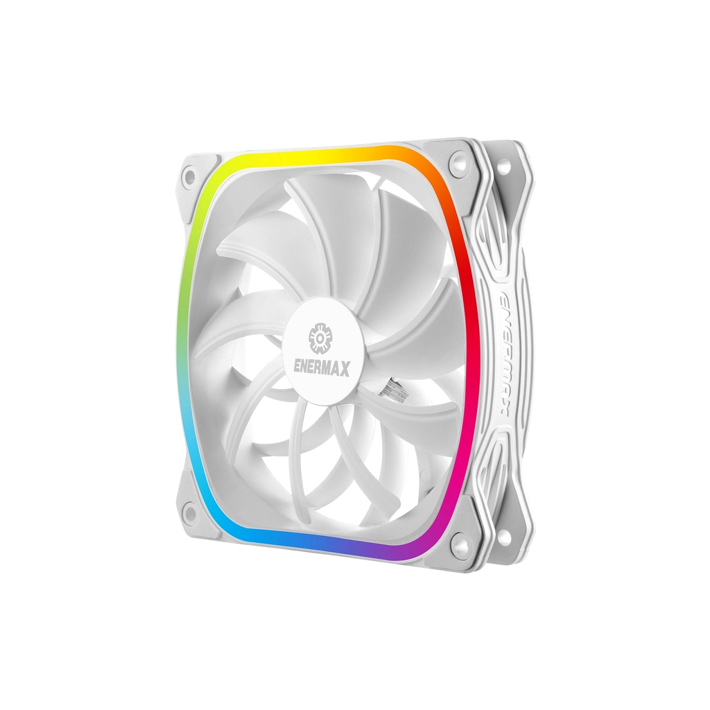 Кулер до корпусу Enermax SquA RGB White (UCSQARGB12P-W-SG) - зображення 4