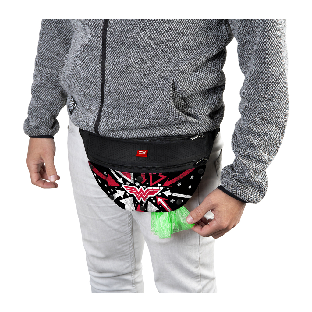 Поясна сумка-бананка для собак WAUDOG Family "Диво-жінка 1" 33х17х10 см (1533-0158) - зображення 5