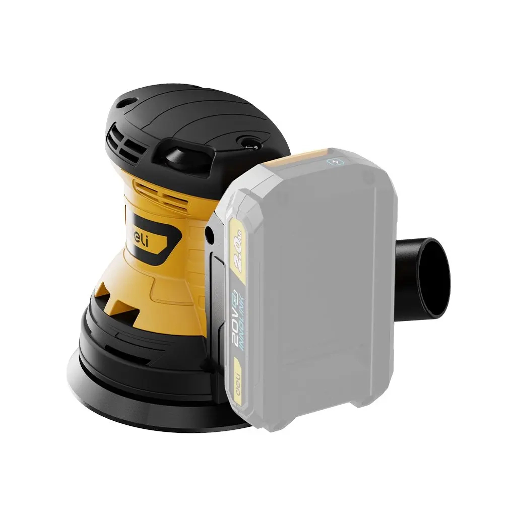 Шліфувальна машина Deli 20V, 125 мм (без АКБ та ЗП) (EDC891Z) - зображення 4