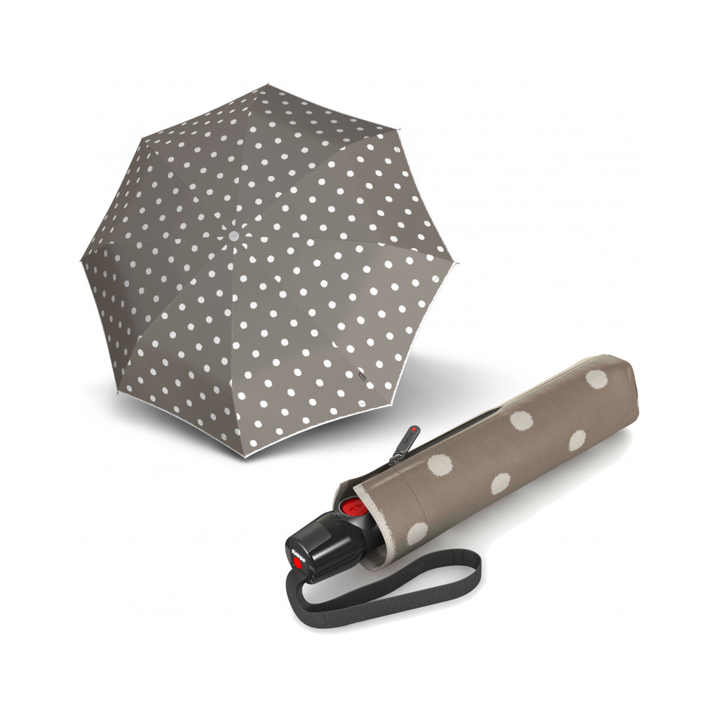 Парасоля Knirps T.200 Dot Art Taupe (Kn95 3201 4902) - зображення 1