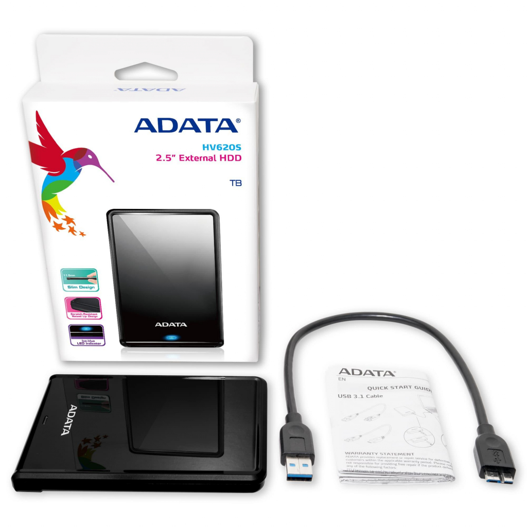 Зовнішній жорсткий диск 2.5" 4TB ADATA (AHV620S-4TU31-CBK) - зображення 5