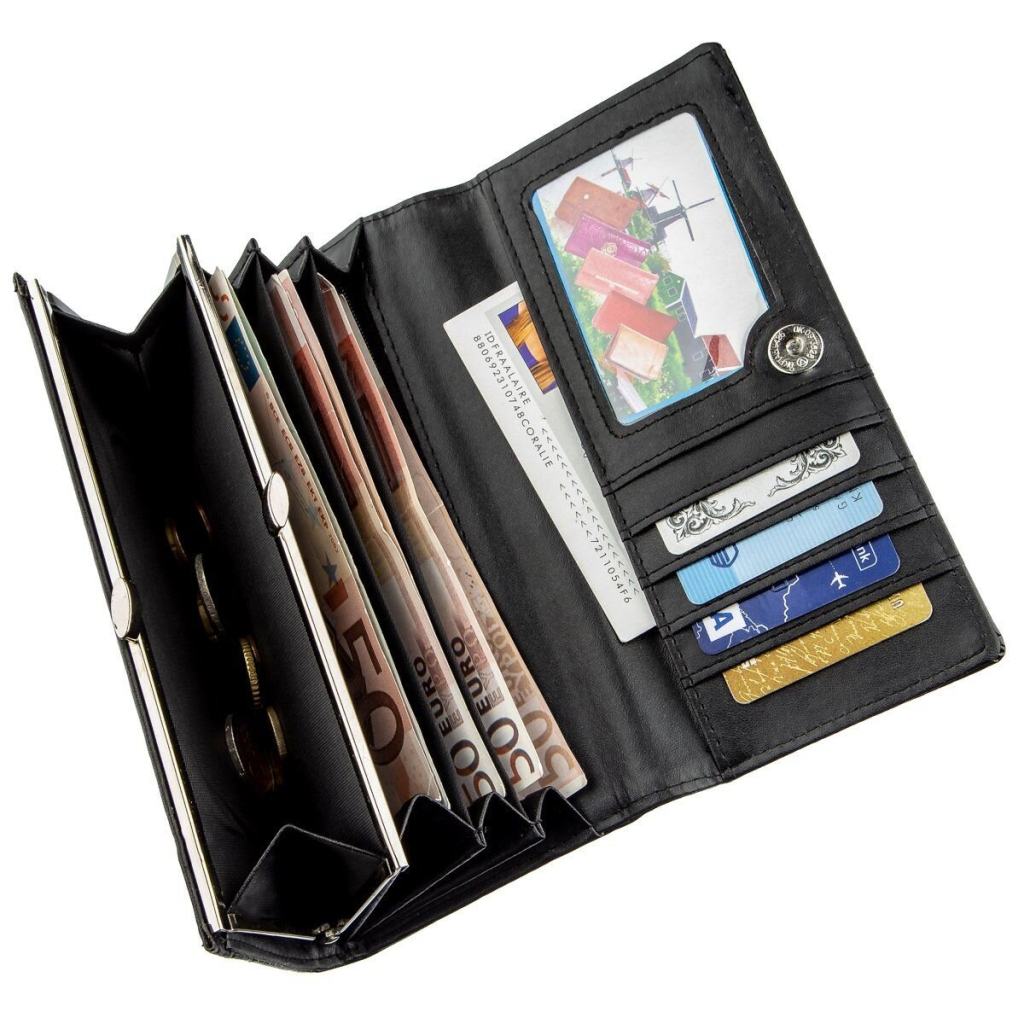 Гаманець Kivi З екошкіри Чорний (19012) - зображення 3