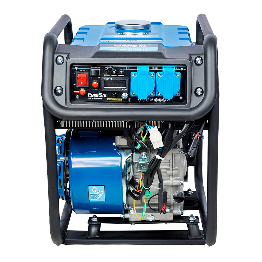 Генератор Enersol інверторний, 5.5kW, двигун. GP236, ручний старт (EPG-5500IO) - зображення 2