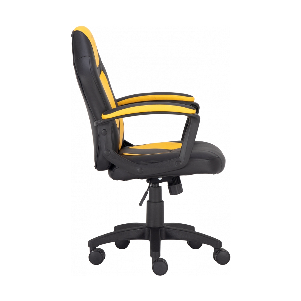 Крісло ігрове GT Racer X-1414 Black/Yellow - зображення 3