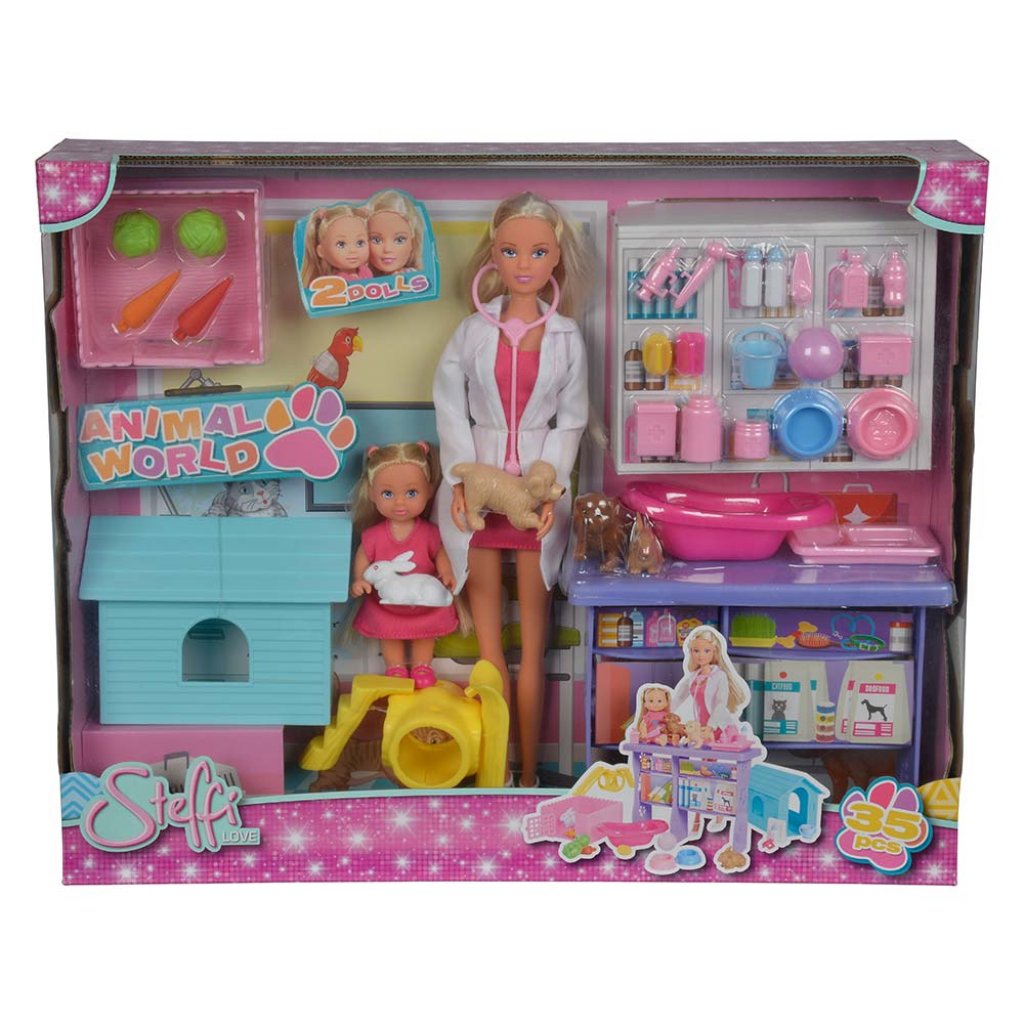 Лялька Simba Штеффі та Еві Ветеринарна клініка (5733040) - зображення 5