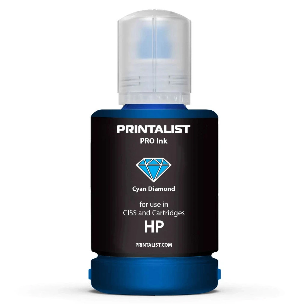 Чорнило Printalist HP 140г Cyan (PL-INK-HP-C) - зображення 1