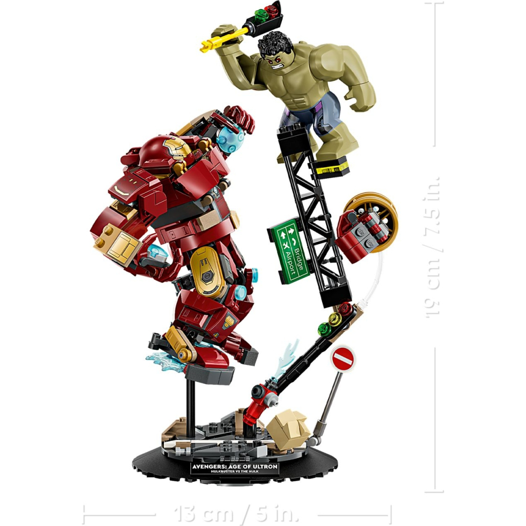 Конструктор LEGO Super Heroes Легендарна битва: Халкбастер vs. Халк (76343) - зображення 5