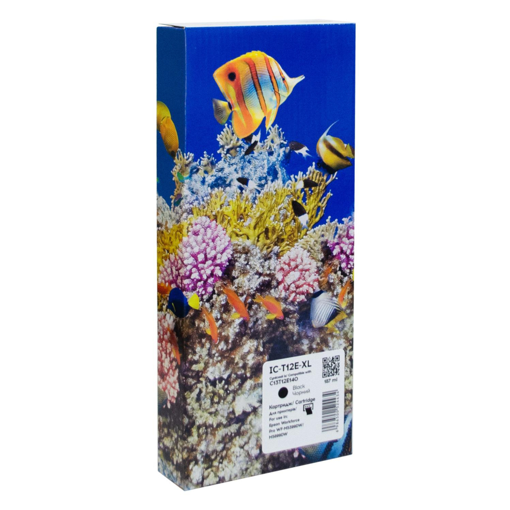Картридж Barva Epson T12E XL C13T12E140 10K с (IC-T12E-XL) - изображение 1