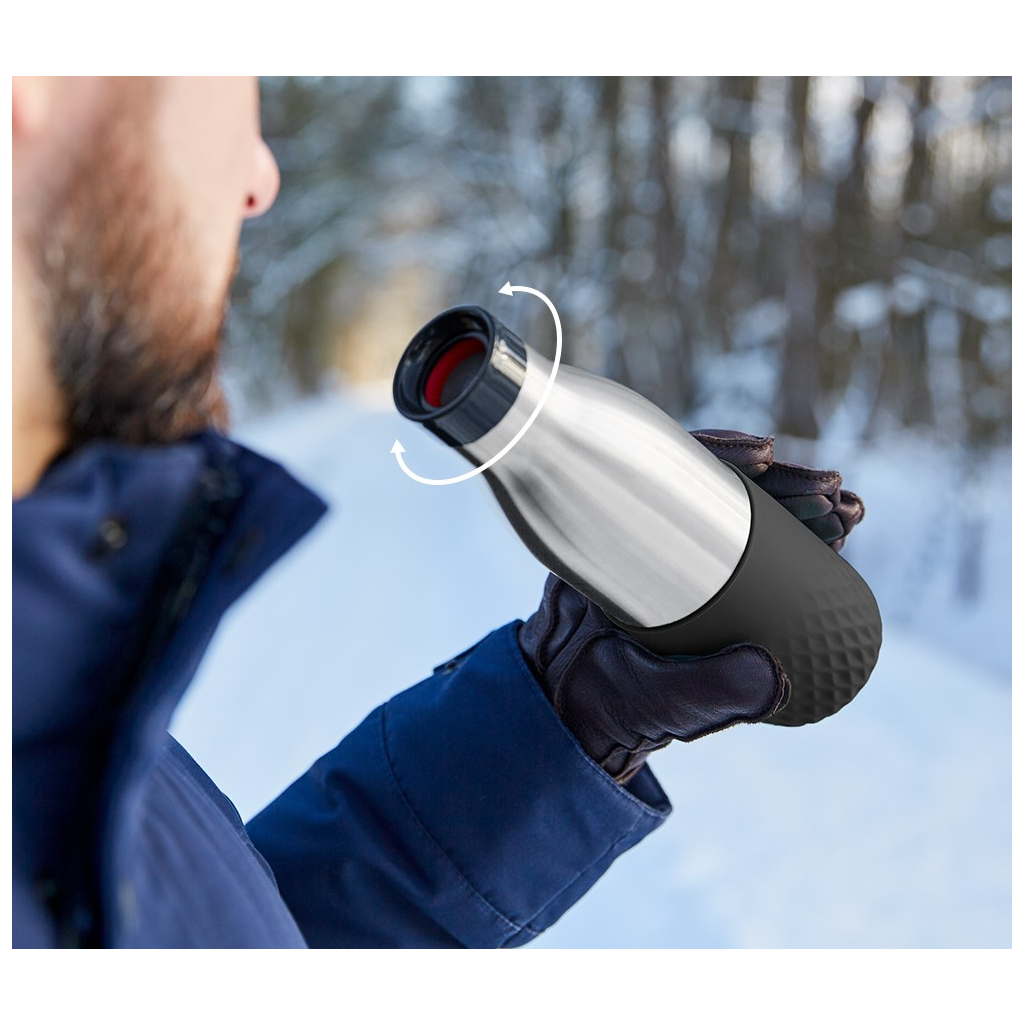 Термос Tefal Bludrop soft touch, 500мл, нержавіюча сталь, графітовий (N3110510) - picture 8