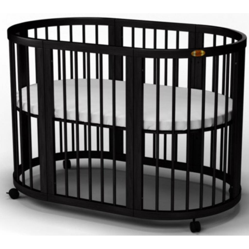 Ліжечко Ingvart SMART BED ROUND венге (1721401) - зображення 1