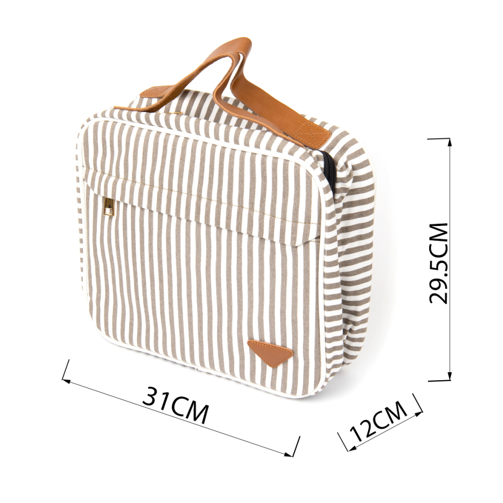 Несесер Vintage Текстильна Біла (20650) - зображення 4