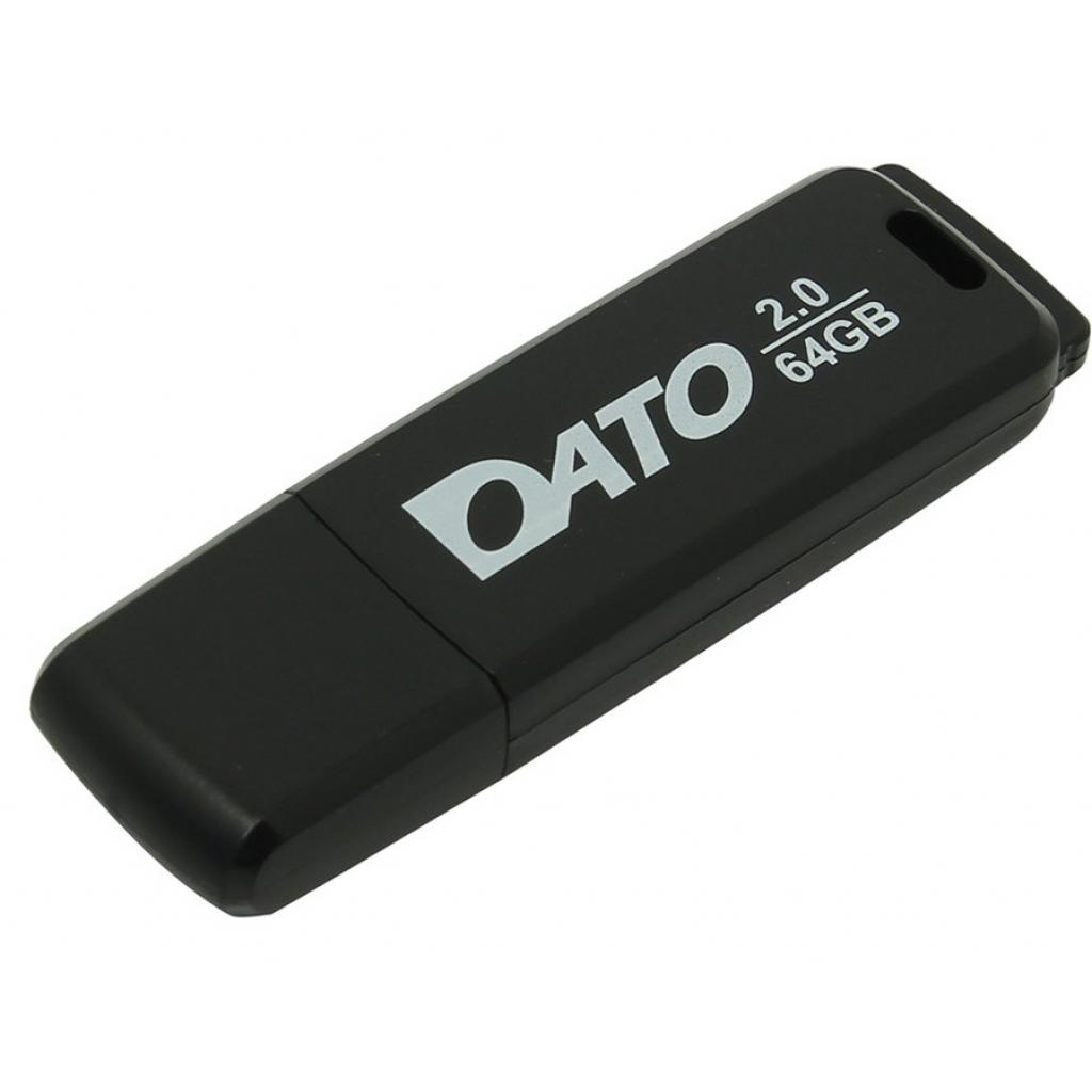 USB флеш накопичувач Dato 64GB DB8001 Black USB 2.0 (DB8001K-64G) - зображення 1