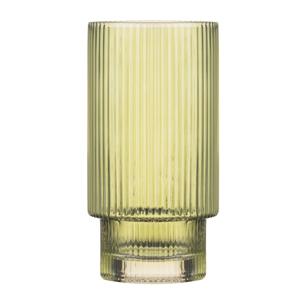 Набір склянок Ardesto 380мл, 2шт, скло, зелений (AR2638SGR) - зображення 2