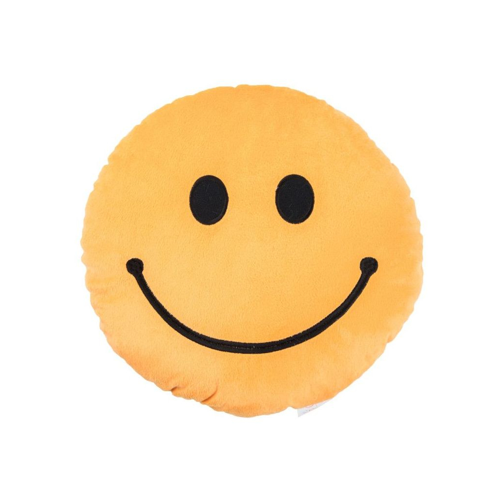 М'яка іграшка Tigres Подушка-77 Смайл жовтий (ПШ-0077) - зображення 1