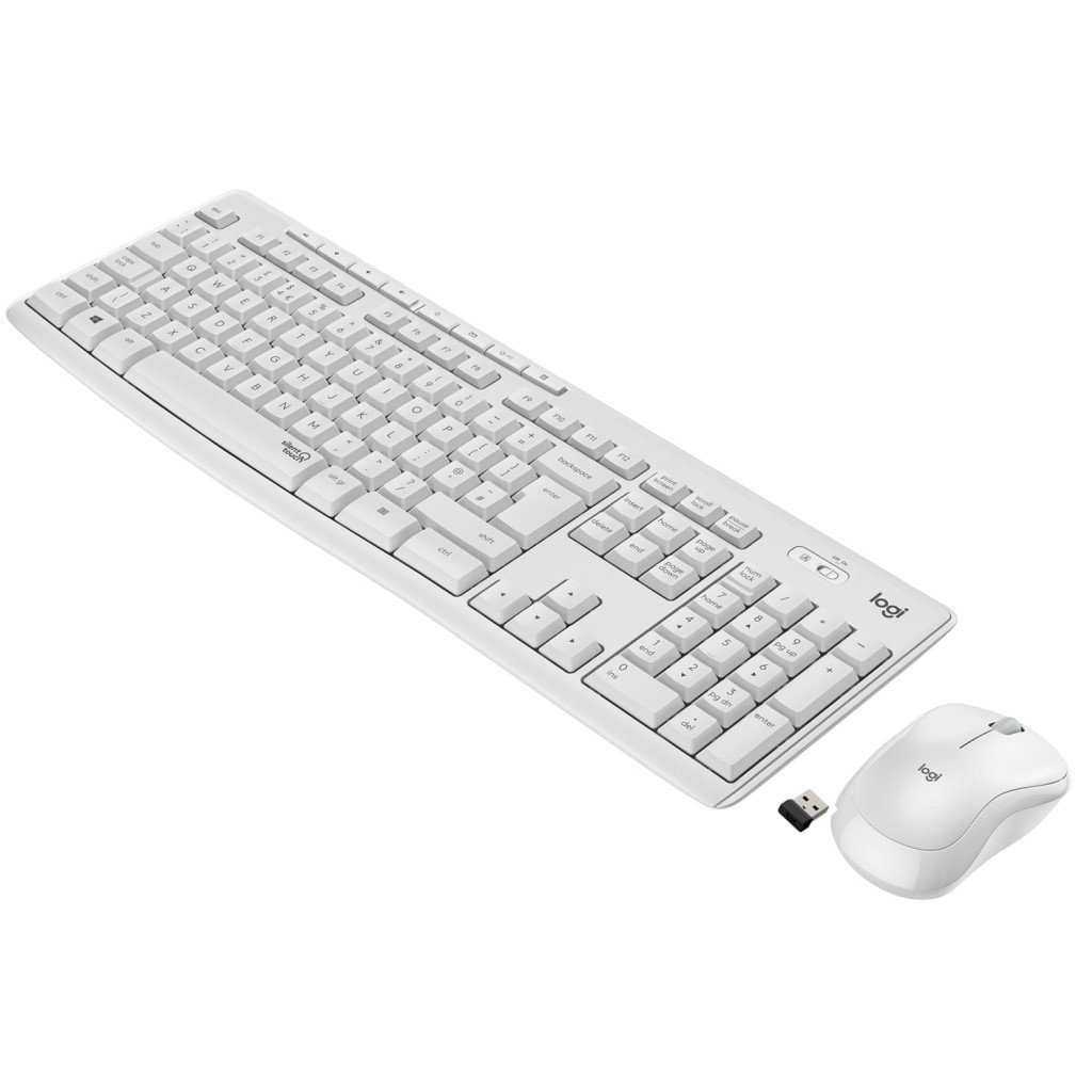 Комплект Logitech MK295 Silent UA Off-White (920-009824) - зображення 1