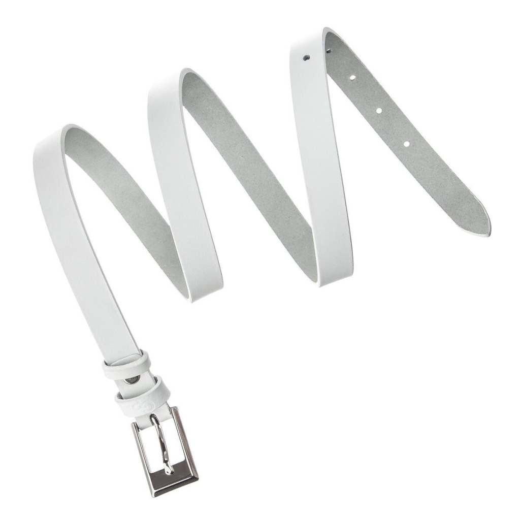 Ремінь Grande Pelle Тонкий жіночий Білий (11252) - зображення 3