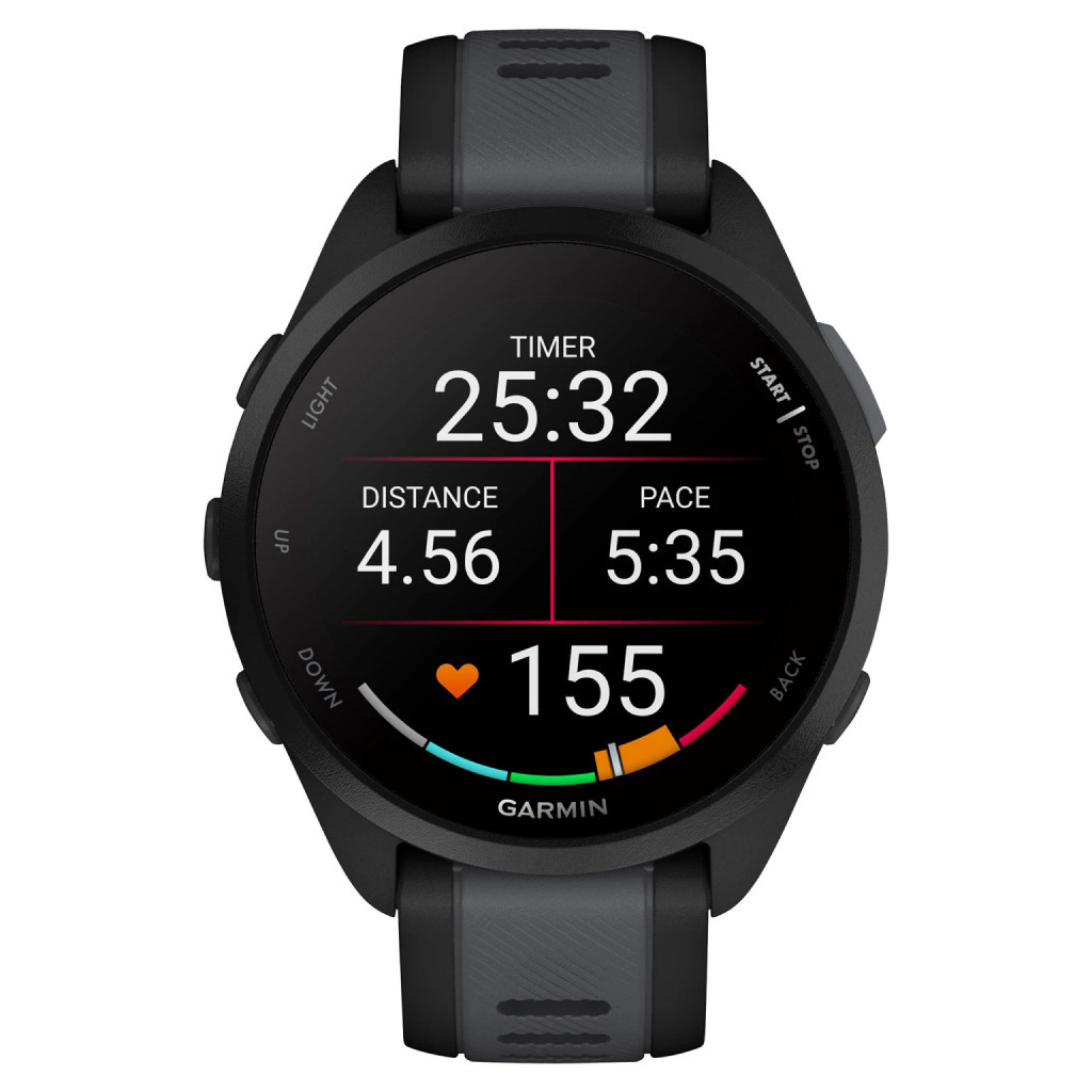 Смарт-годинник Garmin Forerunner 165 Music, Black/Slate Grey, GPS (010-02863-30/010-02863-B0) - зображення 2