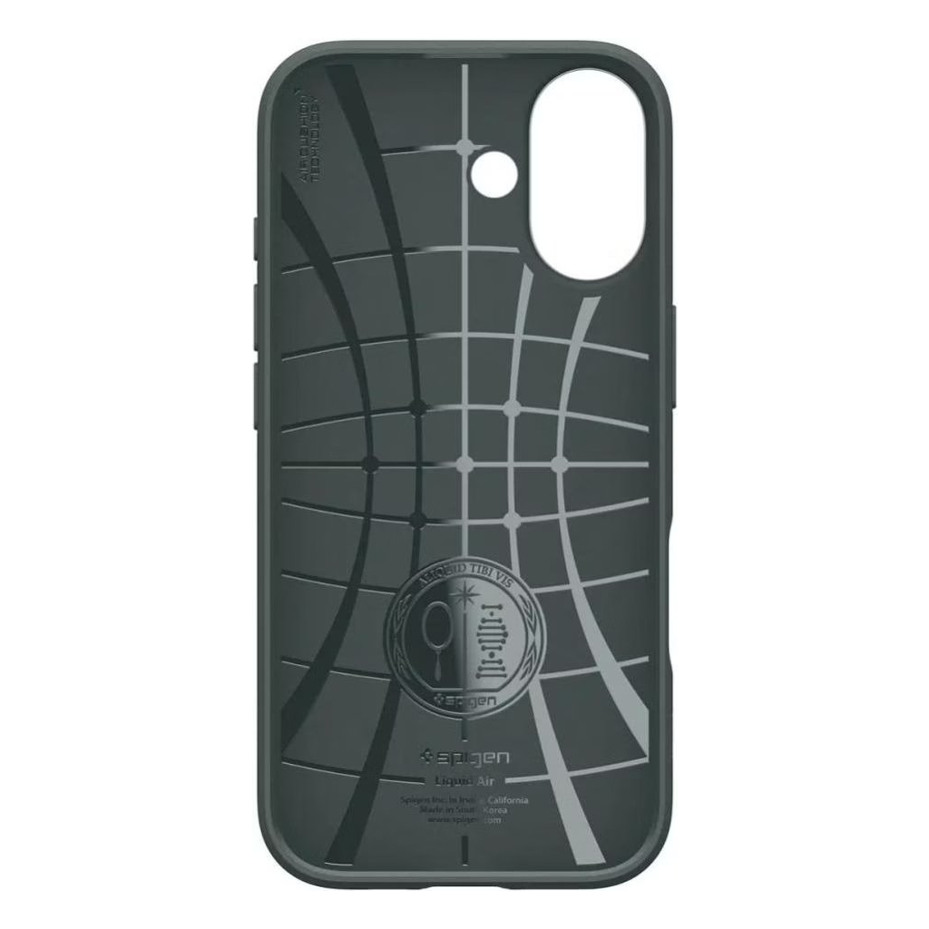 Чохол до мобільного телефона Spigen Liquid Air iPhone 17 Abyss Green (ACS10371) - зображення 6