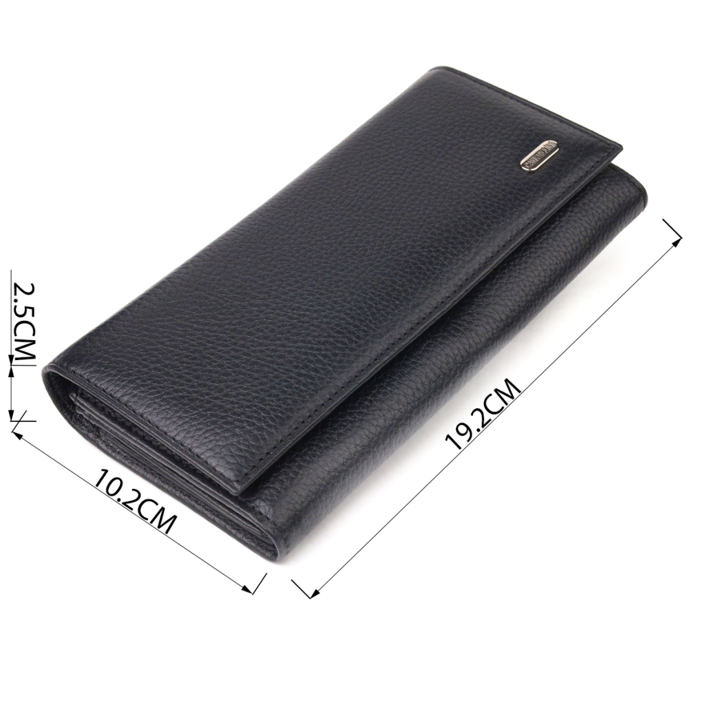 Портмоне Canpellini З натуральної шкіри Чорне (21529) - зображення 3