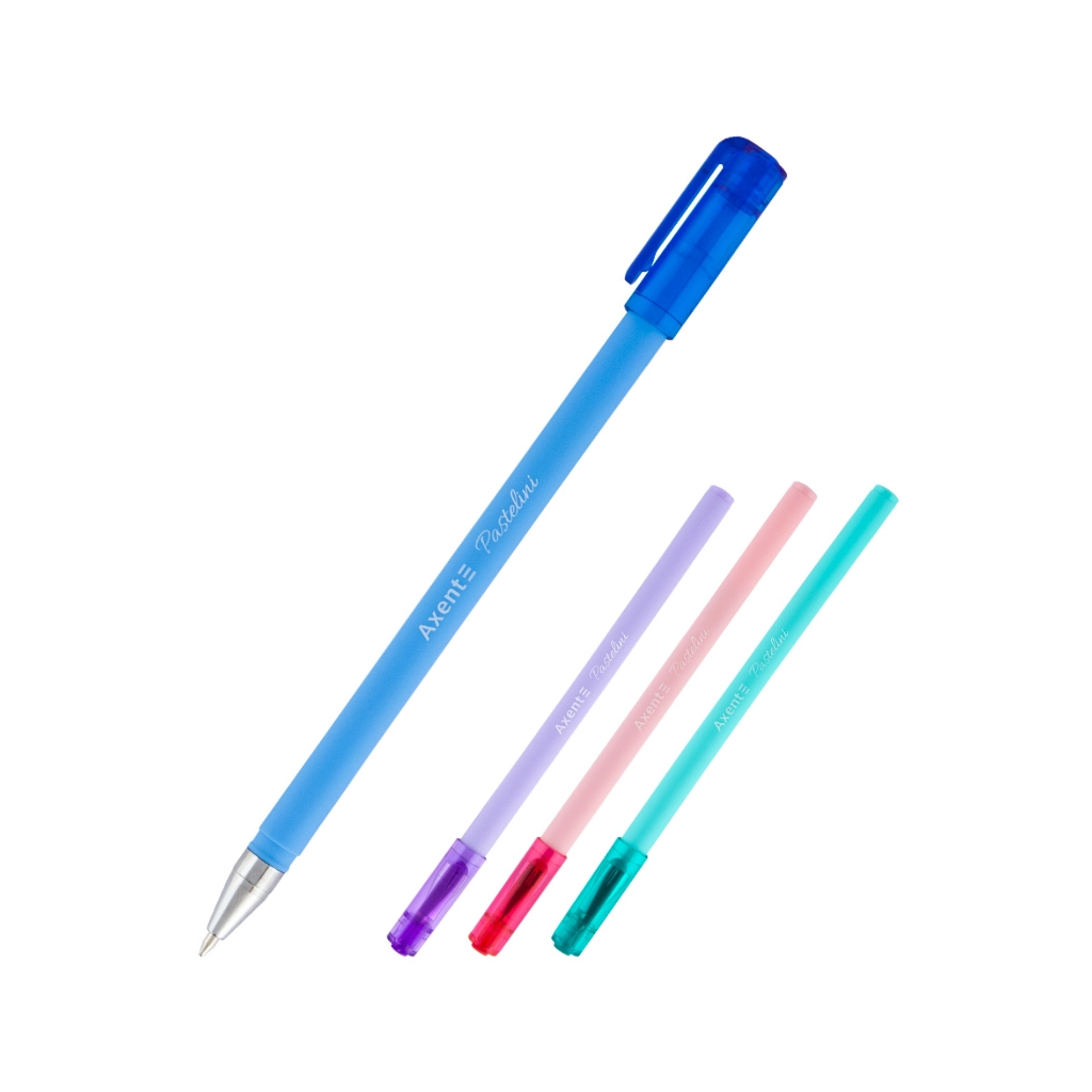 Ручка кулькова Axent Pastelini Синя 0.7 мм (AB1083-02-A) - зображення 1