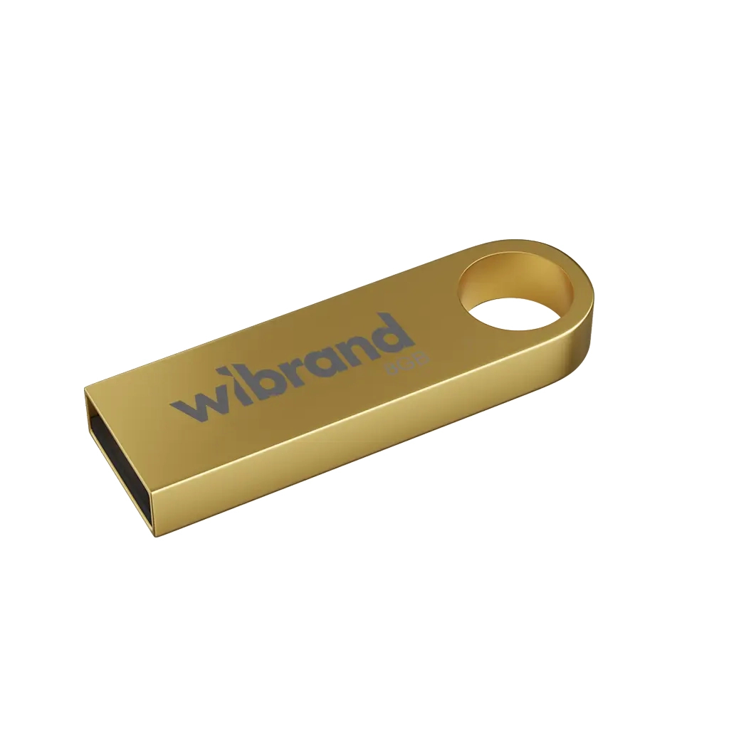 USB флеш накопичувач Wibrand 8GB Puma Gold USB 2.0 (WI2.0/PU8U1G) - зображення 1